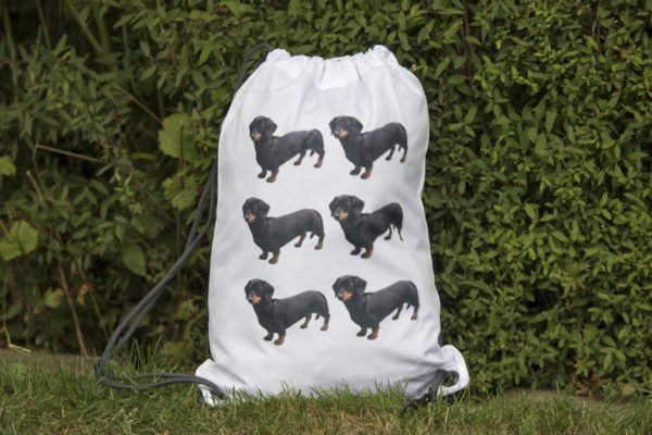 Dachshund Drawstring Bag - HoofPrints Originals