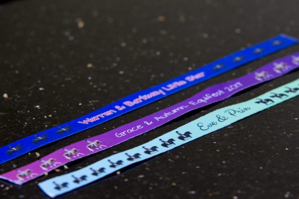 HoofPrints Personalised Photo Wristbands - Images of your own horse or pony